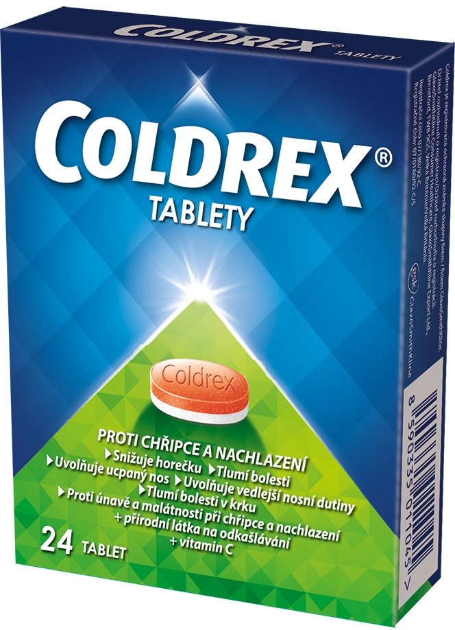 Coldrex proti chřipce a nachlazení 24 tablet