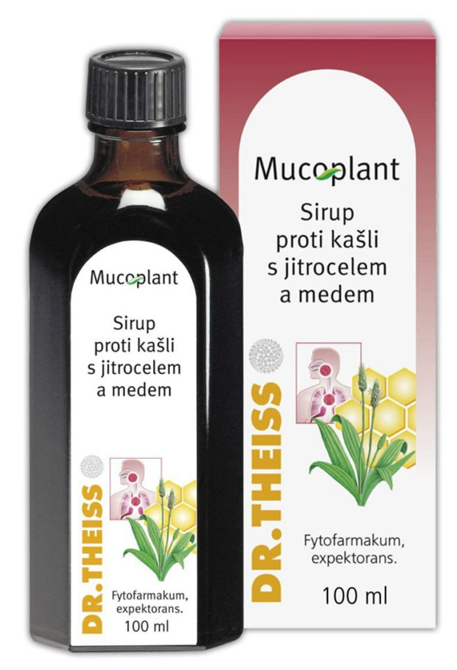 Mucoplant sirup s jitrocelem a medem 100ml