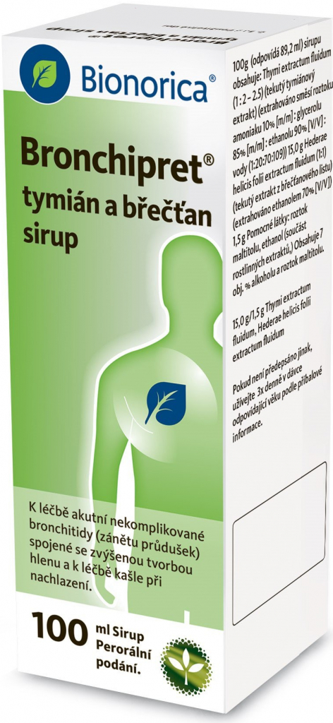 Bronchipret Tymián a Břečťan sirup 100ml