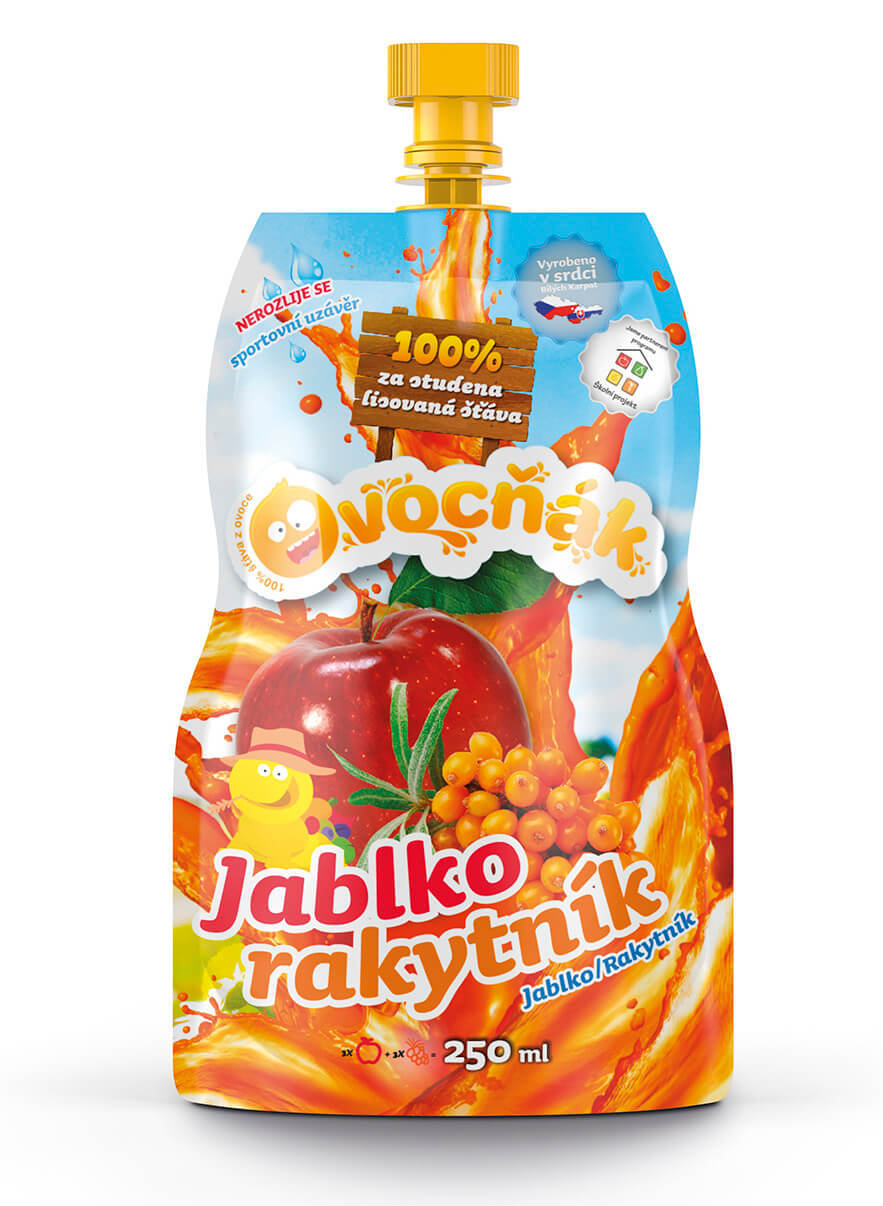 Ovocňák mošt jablko-rakytník 250ml