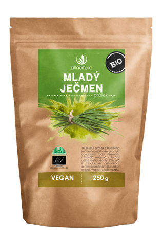 Allnature Zelený ječmen prášek BIO 250g