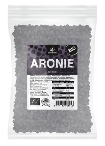 Allnature Aronie černý jeřáb BIO 250g