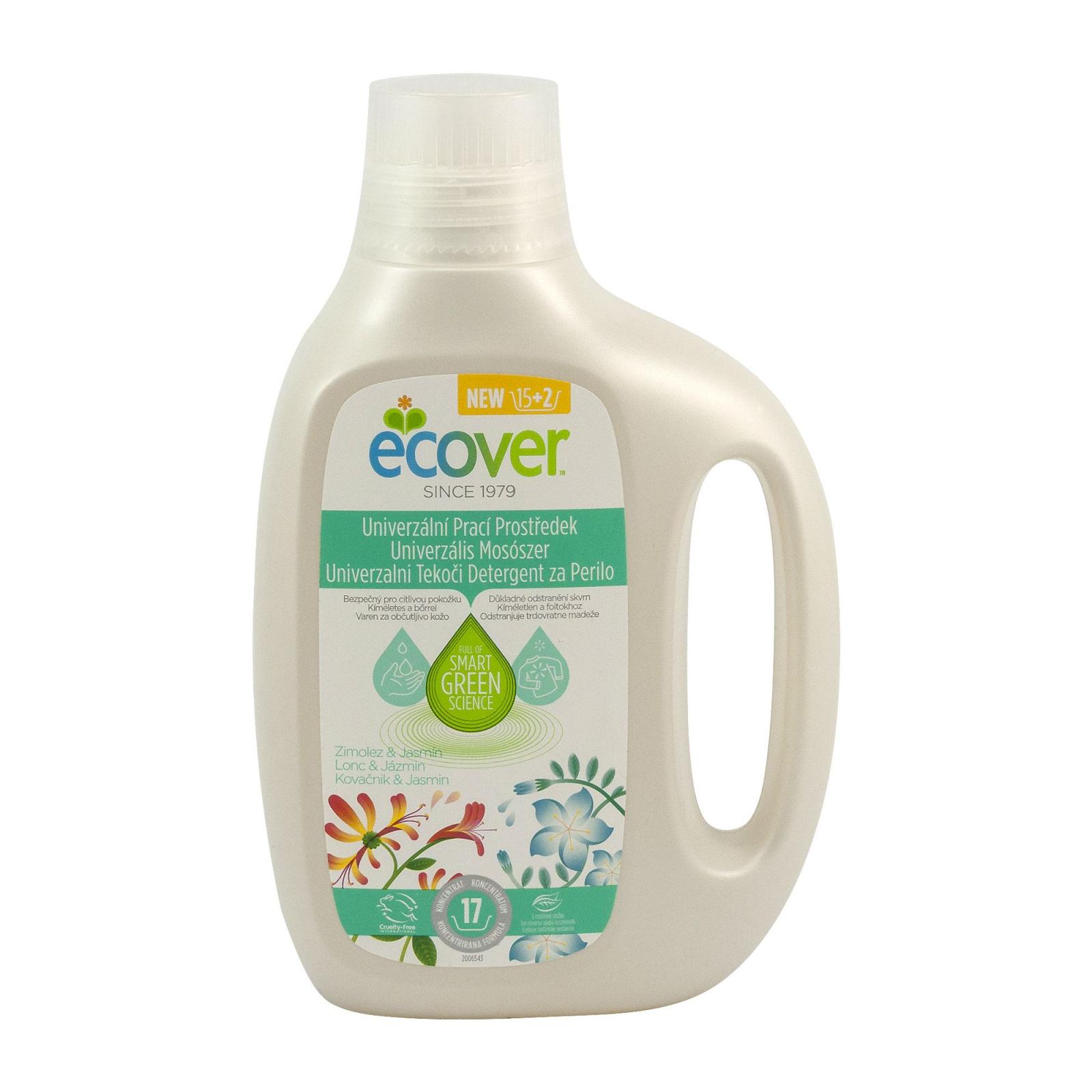 ECOVER Tekutý prací prostředek univerzální Zimolez a jasmín 850ml