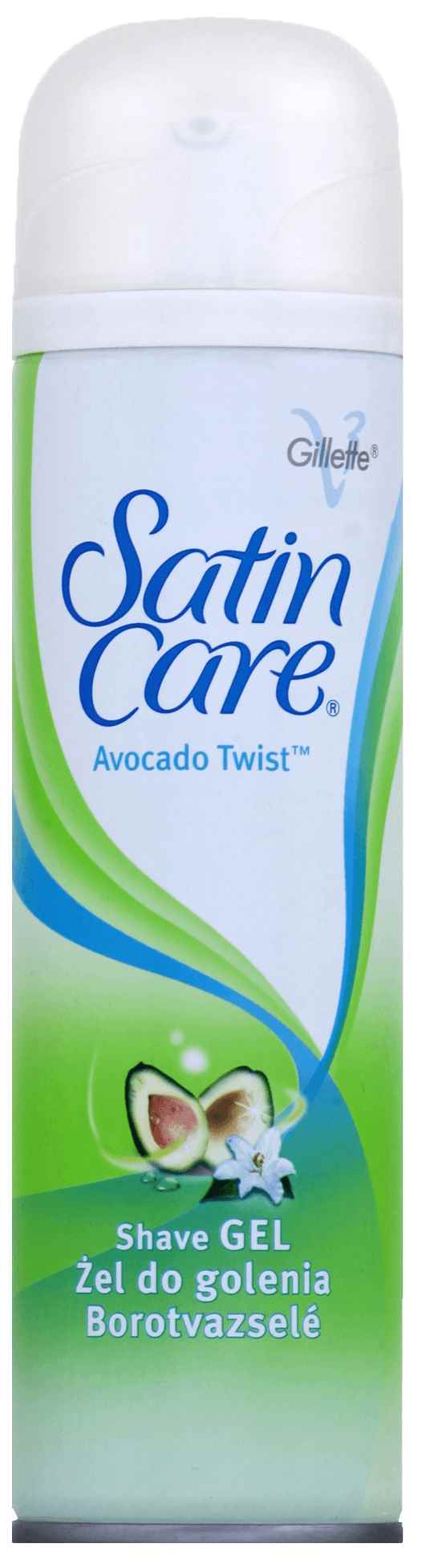 Gillette Satin Care gel holení AvocadoTwist 200ml