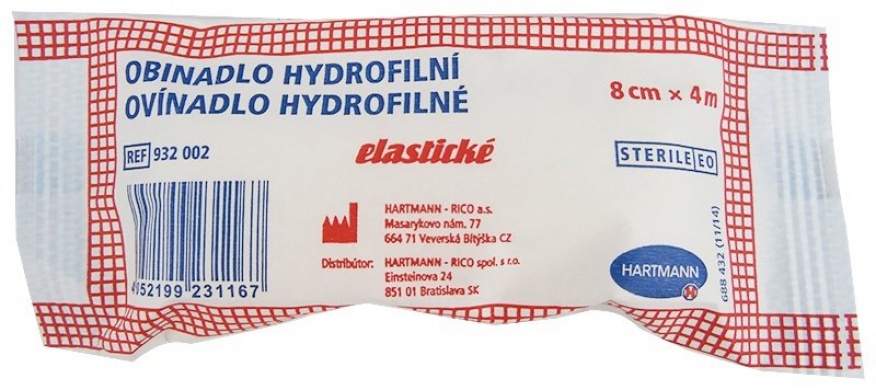 Hydrofilní obinadlo elastické sterilní 8cmx4m 1ks