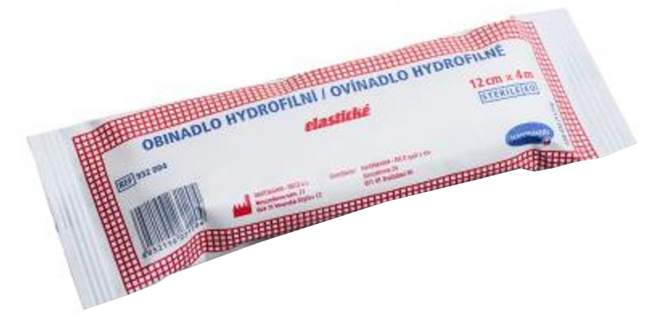 Hydrofilní obinadlo elastické sterilní 12cmx4m 1ks