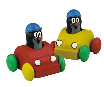 Pískající Krtek v autíčku (minimální odběr 4 ks)