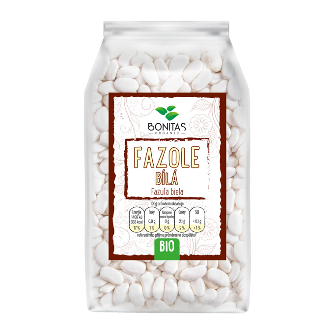 BONITAS Bio Fazole bílé - ledvinka 500g
