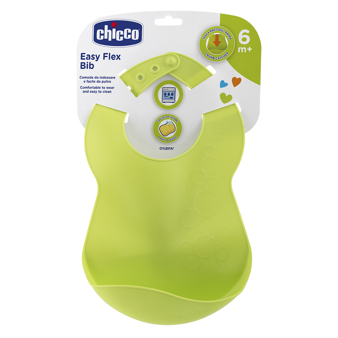 Chicco Bryndák měkký plastový s kapsou