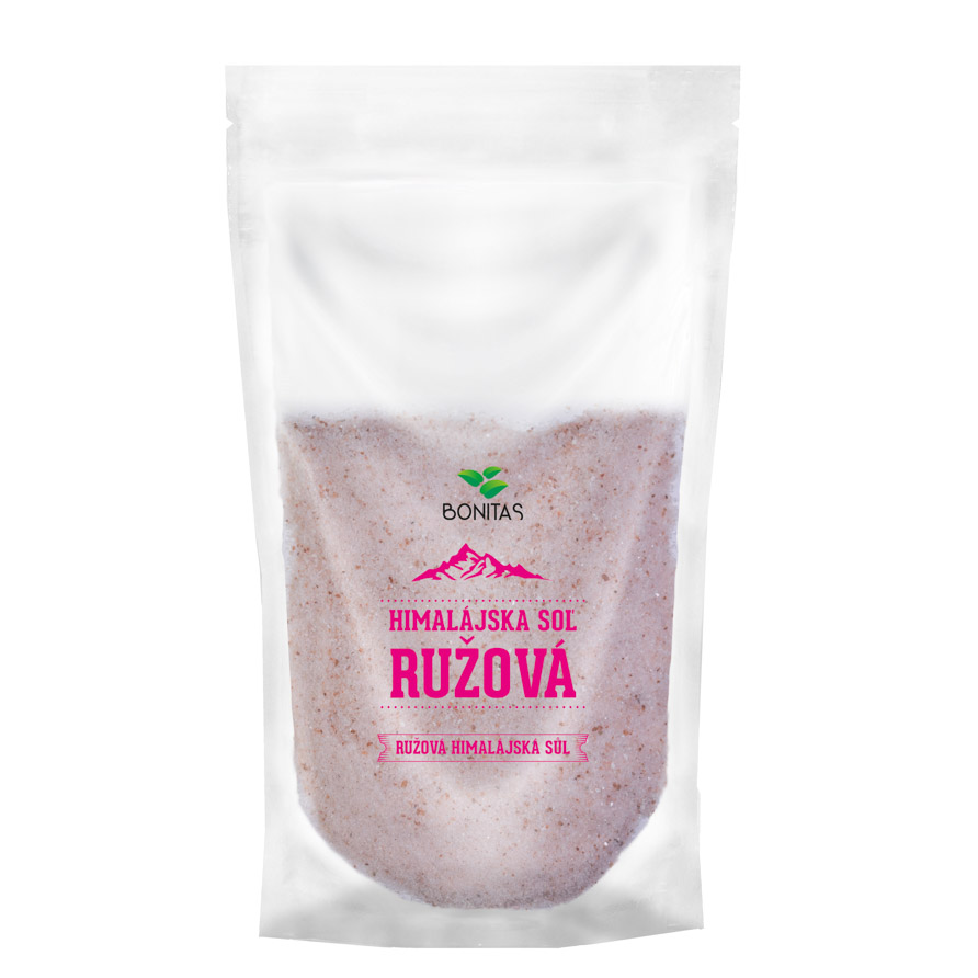 BONITAS Himalájská sůl jemná - růžová 500g