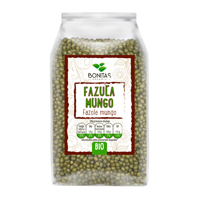 BONITAS Bio Fazole mungo 500g