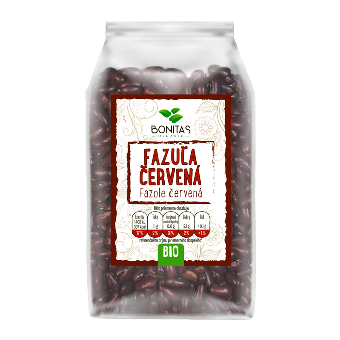 BONITAS Bio Fazole červené - ledvinka 500g