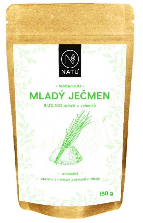 Natu Mladý ječmen BIO prášek 180g