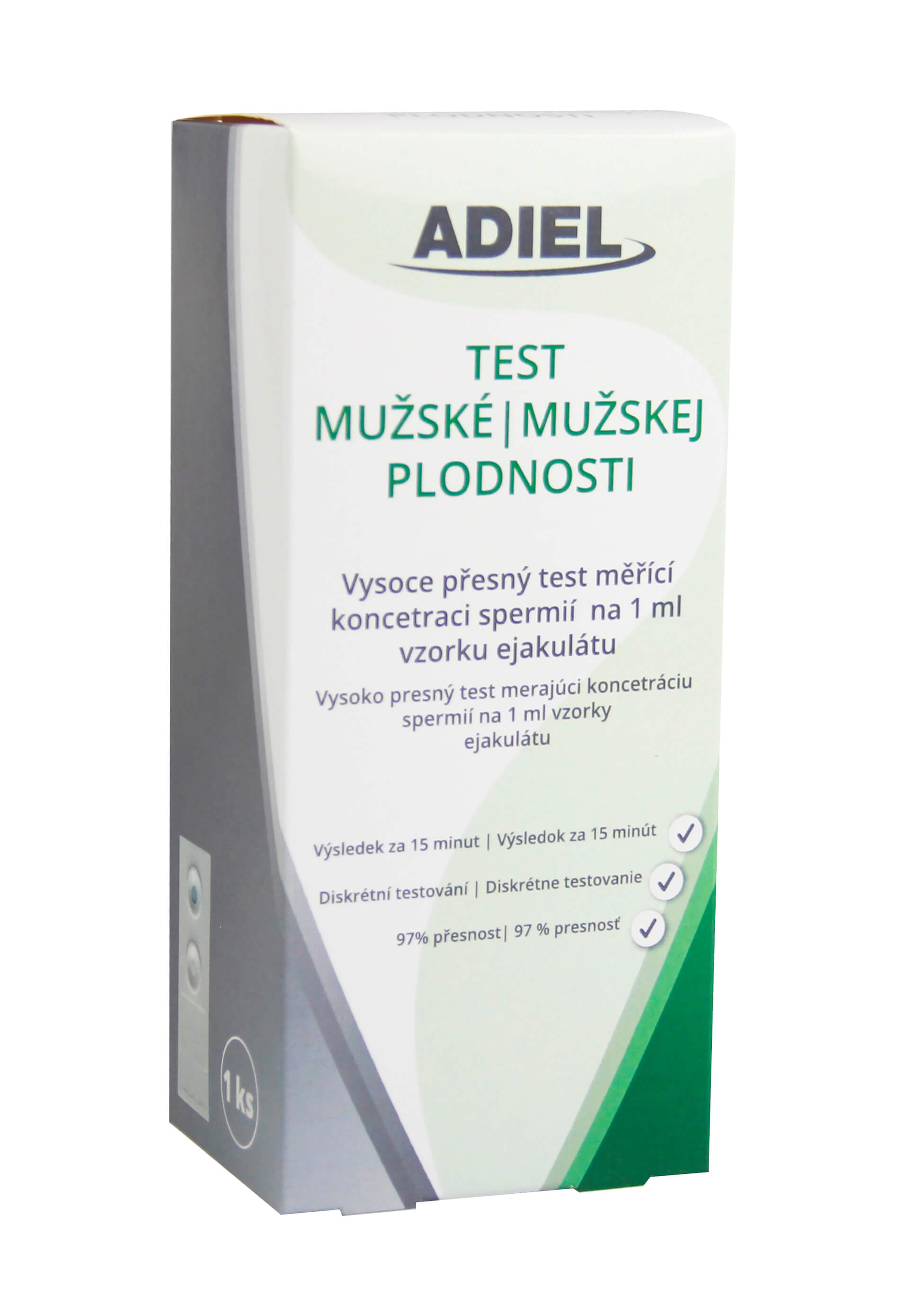 Adiel Test mužské plodnosti 1ks