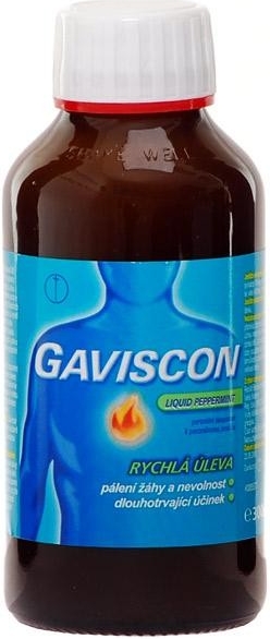 Gaviscon Liquid Peppermint perorální suspenze 300ml