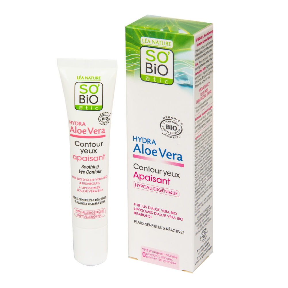 SO´BIO étic Krém kolem očí zklidňující HYDRA Aloe Vera BIO 15ml