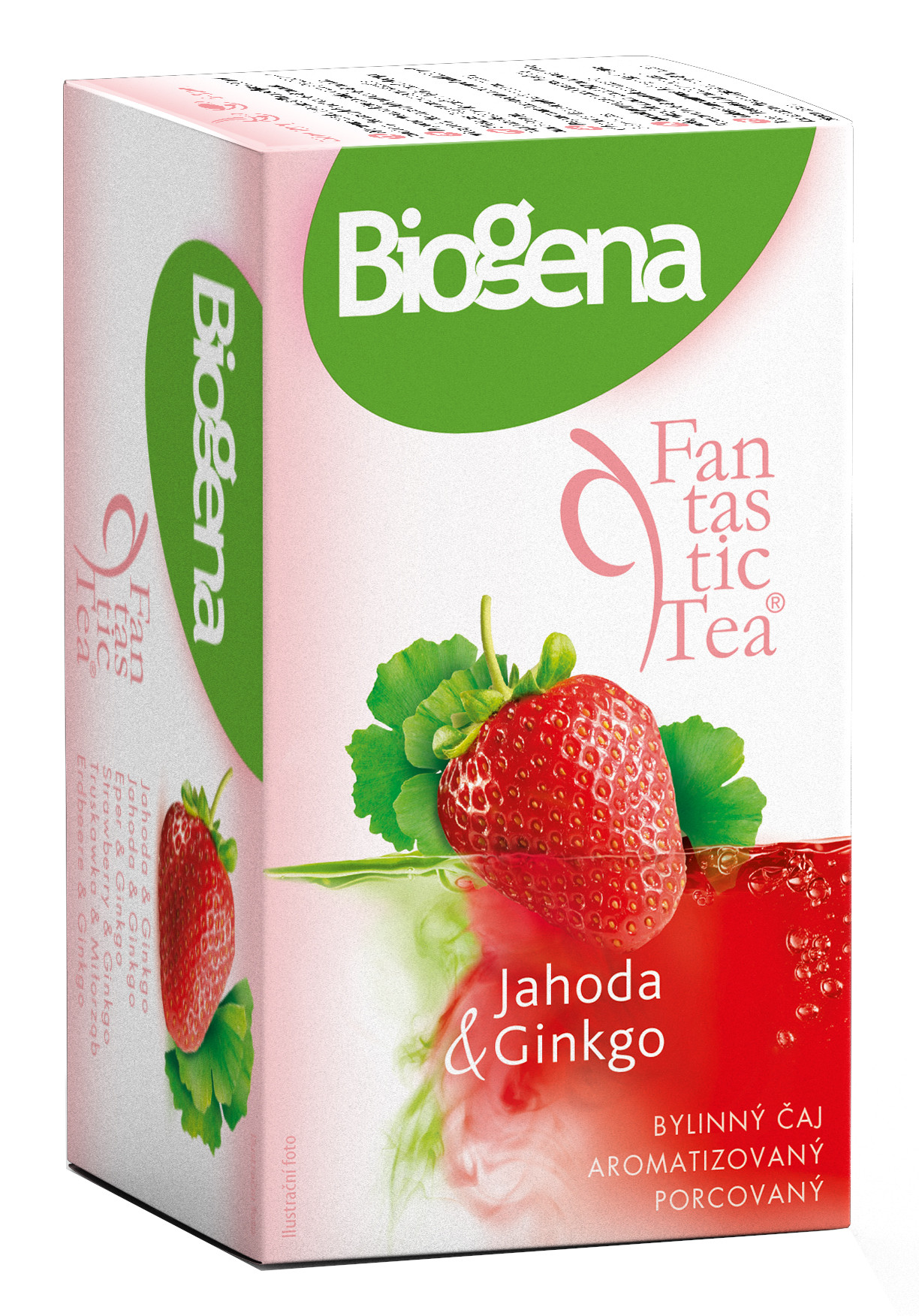 Čaj Biogena Fantastic Jahoda & Ginkgo 20x2g