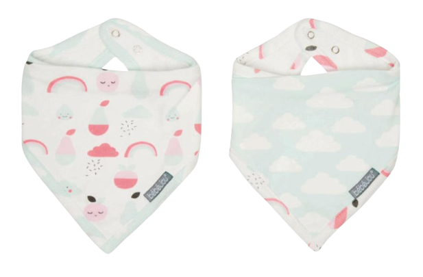 Fotografie Bébé-Jou Bandana slintáček Bébé-jou Blush Baby 2ks
