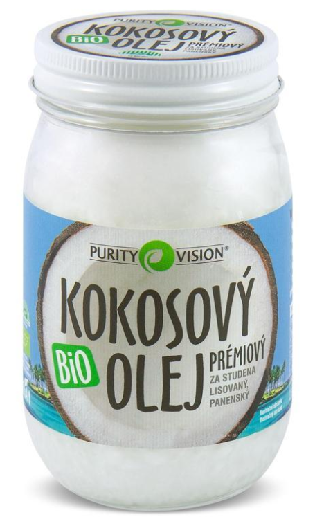 Purity Vision BIO Panenský kokosový olej lisovaný za studena 420ml