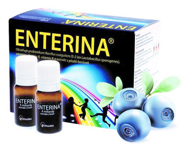 ENTERINA lahvičky 8x10ml