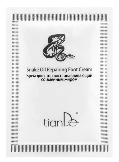 TianDe regenerační krém na chodidla s hadím tukem 30g