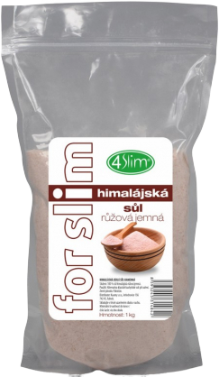 4slim Himalájská sůl růžová jemná 1kg