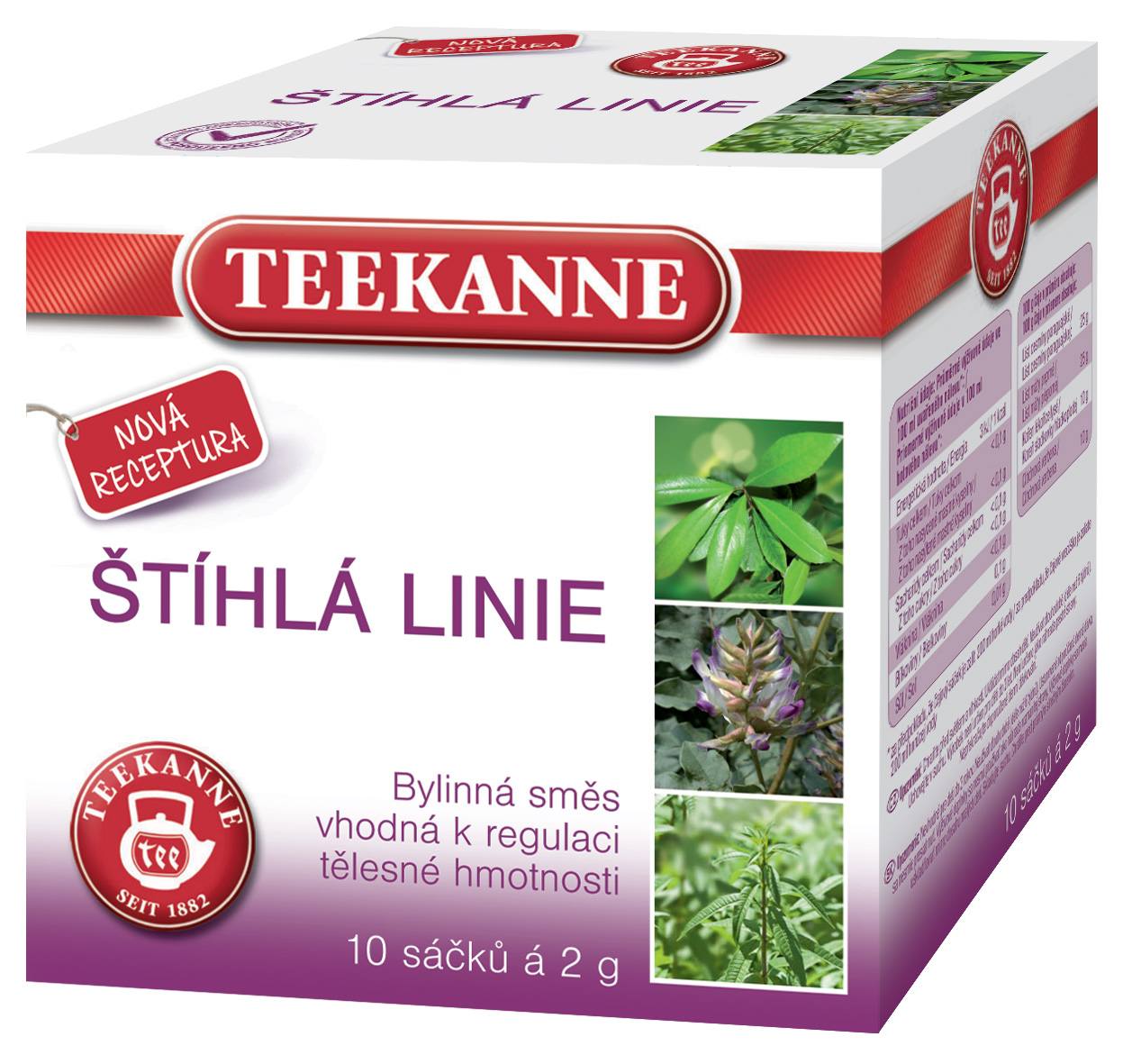 TEEKANNE Štíhlá linie bylinný čaj Nová receptura 10x2g