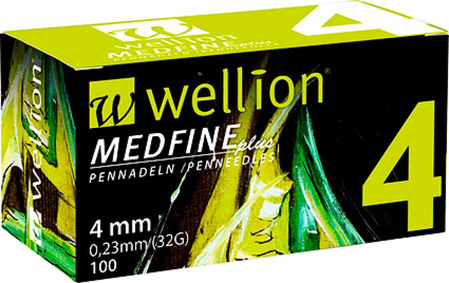 Fotografie Wellion Inzulínové jehly MedFine délka 4mm
