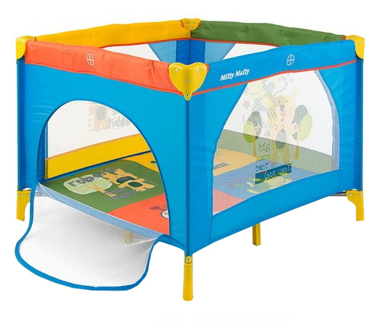 Milly Mally Dětská skládací ohrádka Multicolor