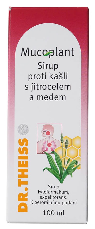 Mucoplant sirup s jitrocelem a medem 250ml