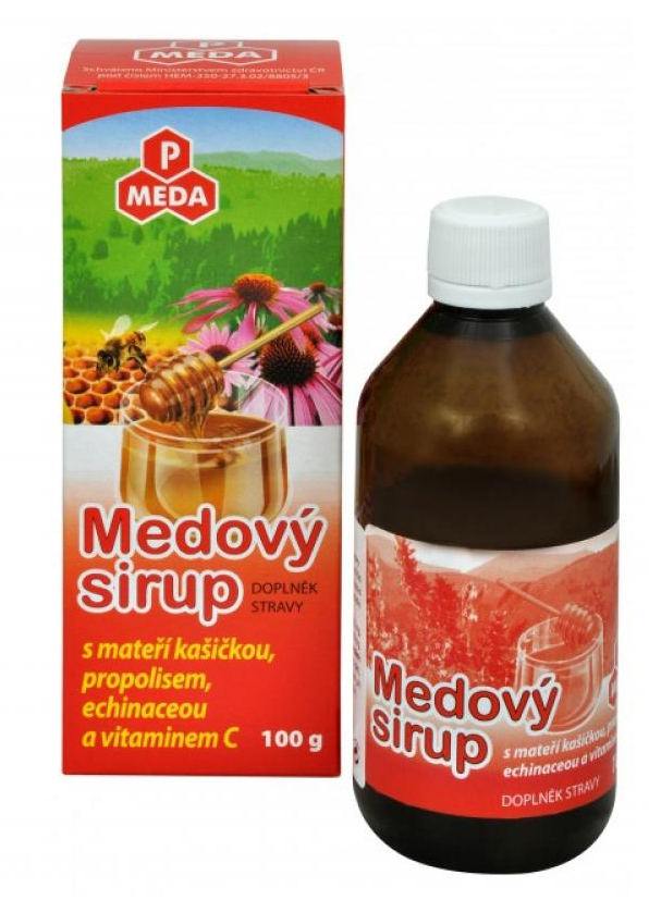 PM Medový sirup mateří kašička+propolis+echinacea+vitamín C 100g