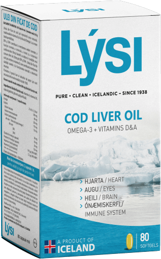 Lysi Tresčí olej 500mg 80 kapslí