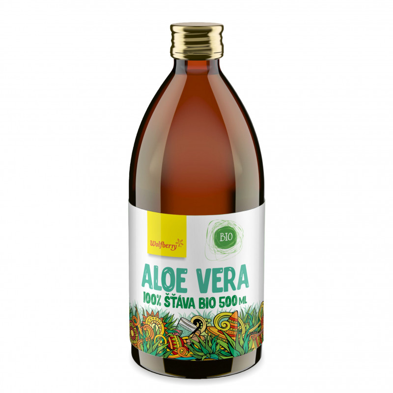 Wolfberry Aloe vera šťáva 100% BIO 500ml