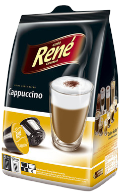 René Cappuccino kapsle pro kávovary Dolce Gusto 16ks