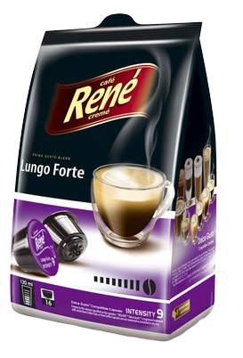 René Lungo Forte kapsle pro kávovary Dolce Gusto 16ks
