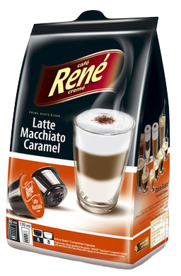 René Latte Macchiato Caramel kapsle pro kávovary Dolce Gusto 16ks