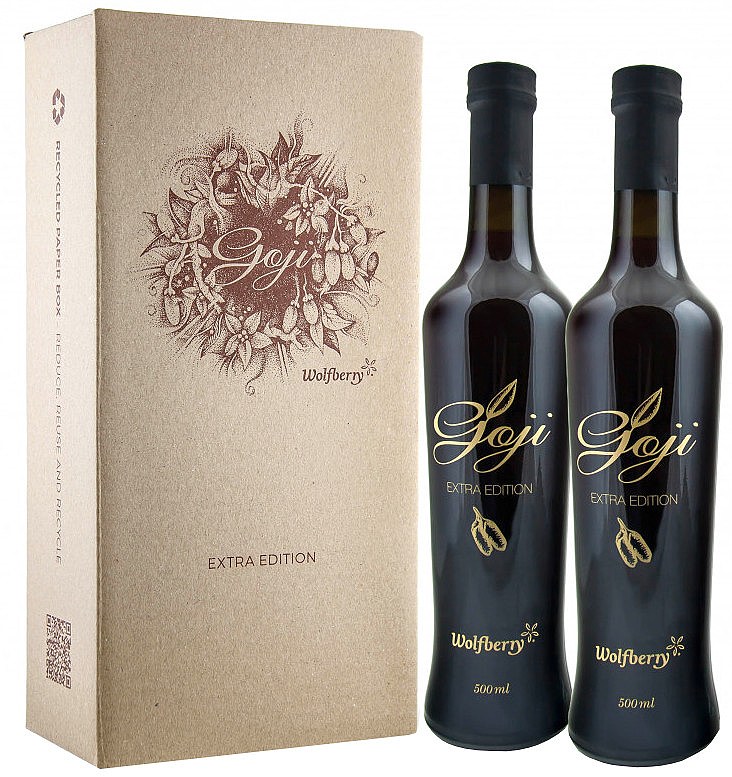 Wolfberry Goji šťáva EXTRA EDITION BIO dárkové balení 2x500ml