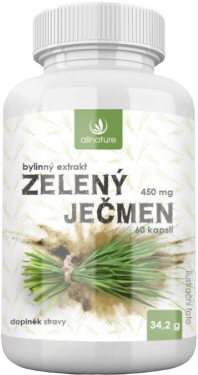 Allnature Zelený ječmen bylinný extrakt 60kapslí