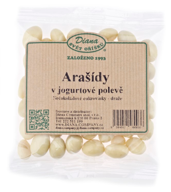 Diana Company Arašídy v jogurtové polevě 100g
