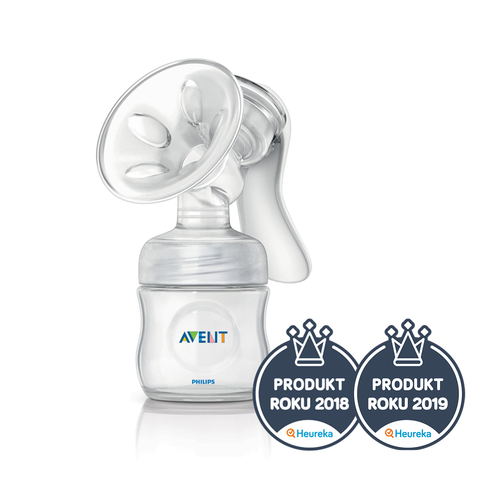 AVENT Odsávačka mateřského mléka Natural + Lahev Natural 125ml