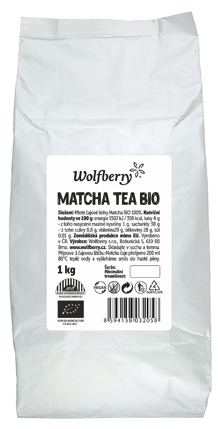 Wolfberry Matcha čaj BIO 1000g