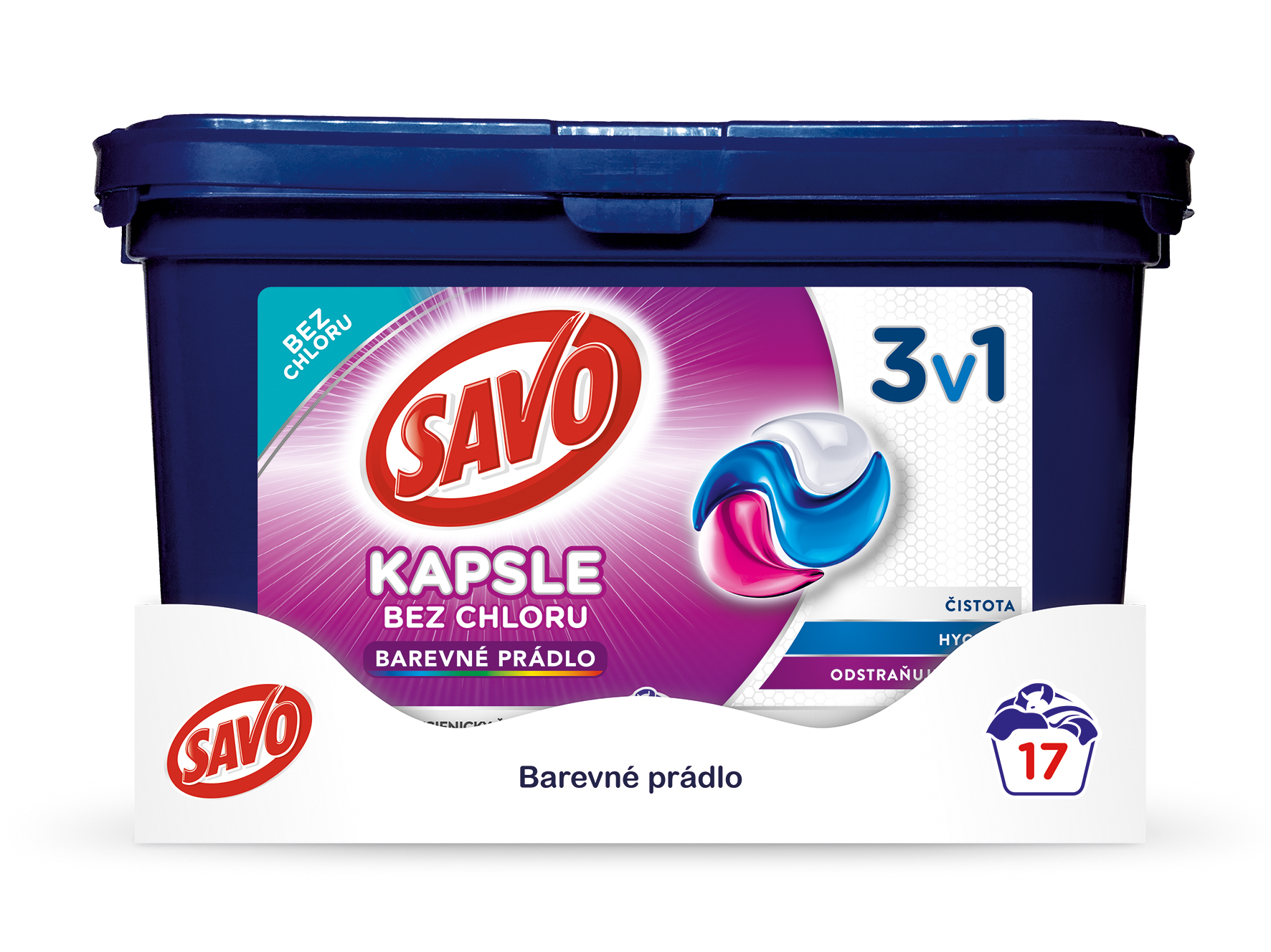 SAVO prací kapsle na barevné prádlo 45w