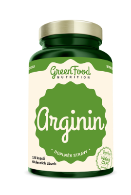 GreenFood Nutrition Arginin 120kapslí