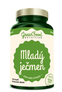 GreenFood Nutrition Mladý ječmen 120kapslí