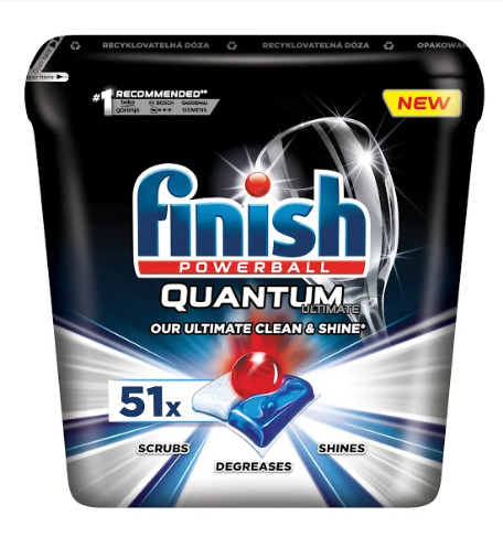 Finish Quantum Ultimate - kapsle do myčky nádobí 51ks