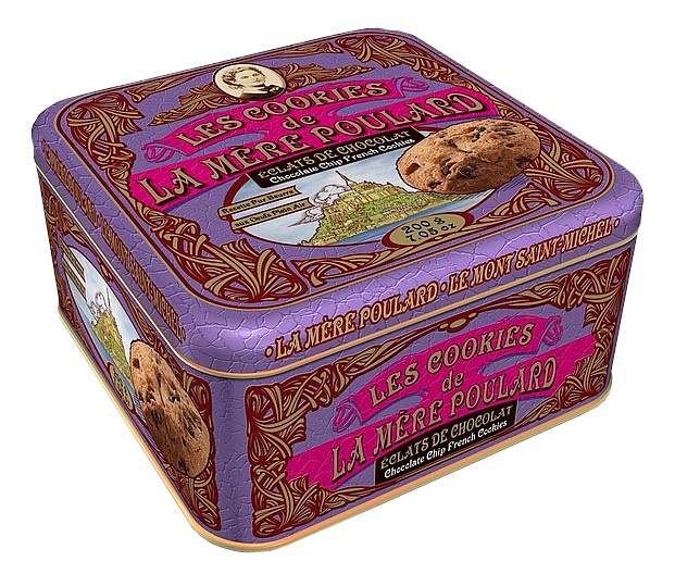 La Mére Poulard Coffret Collector Cookies with chocolate chips plech 200g