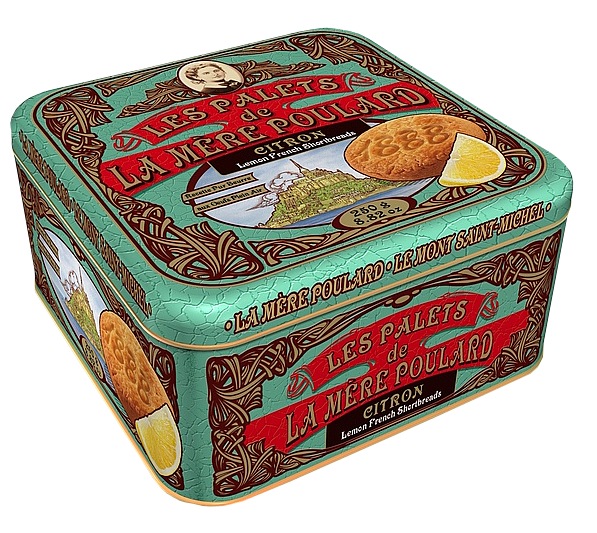 La Mére Poulard Coffret Lemon French shortbread plech 250g