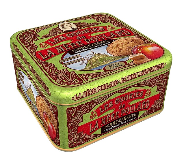 La Mére Poulard Coffret Apple caramel cookies plech 200g