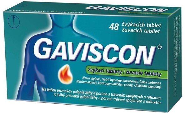 Gaviscon Žvýkací tablety 48ks
