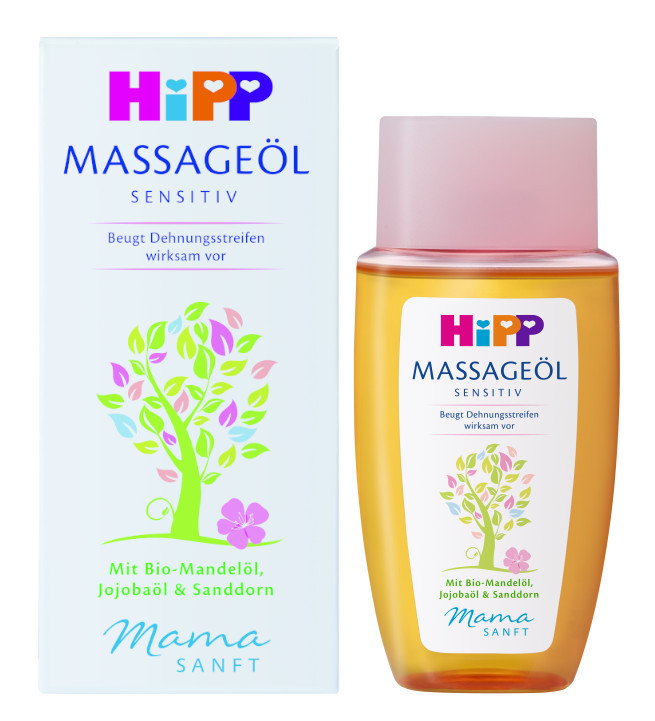 HiPP MamaSANFT Masážní olej na strie pro maminky 100ml